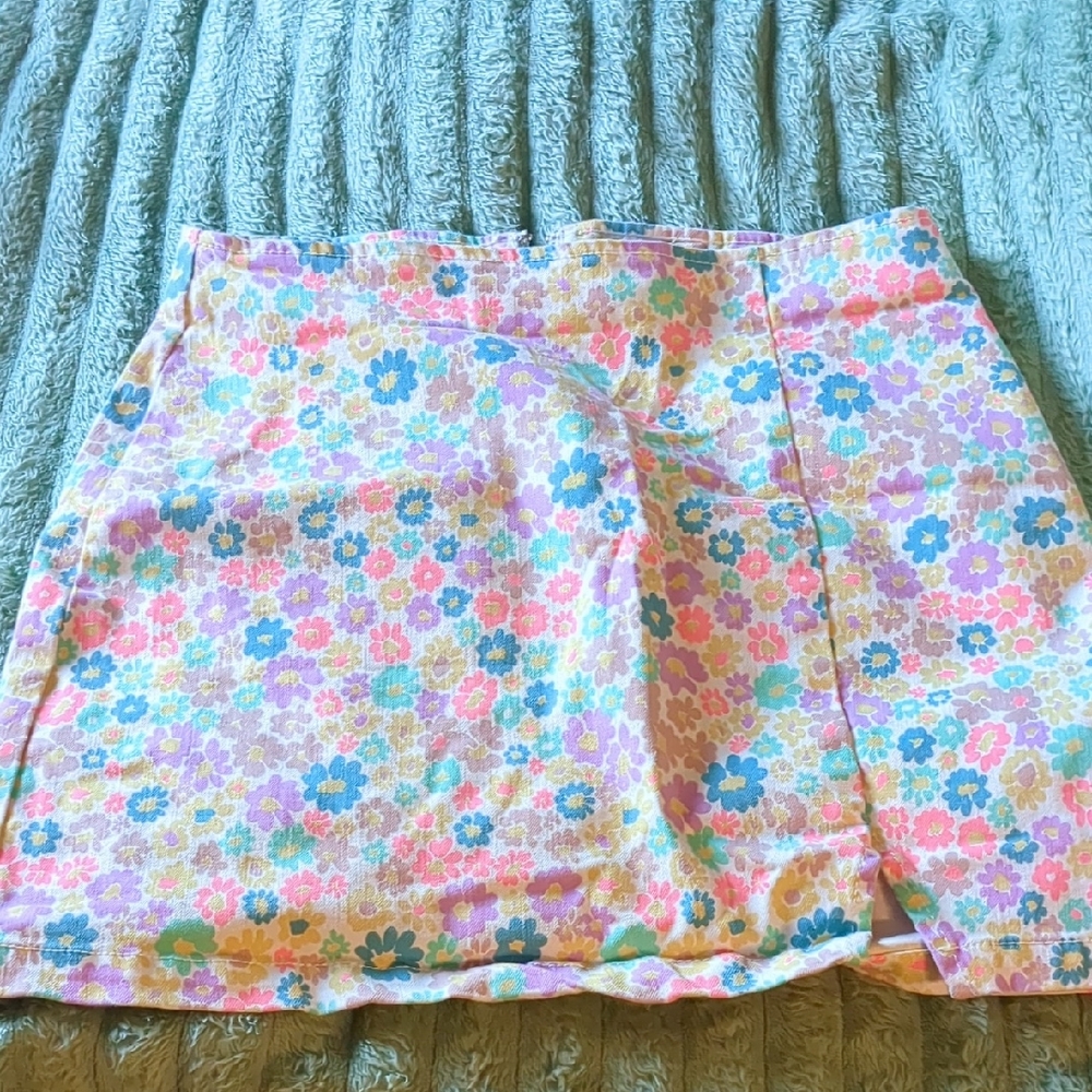 Wild Fable Floral Mini Skirt - Multicolor
